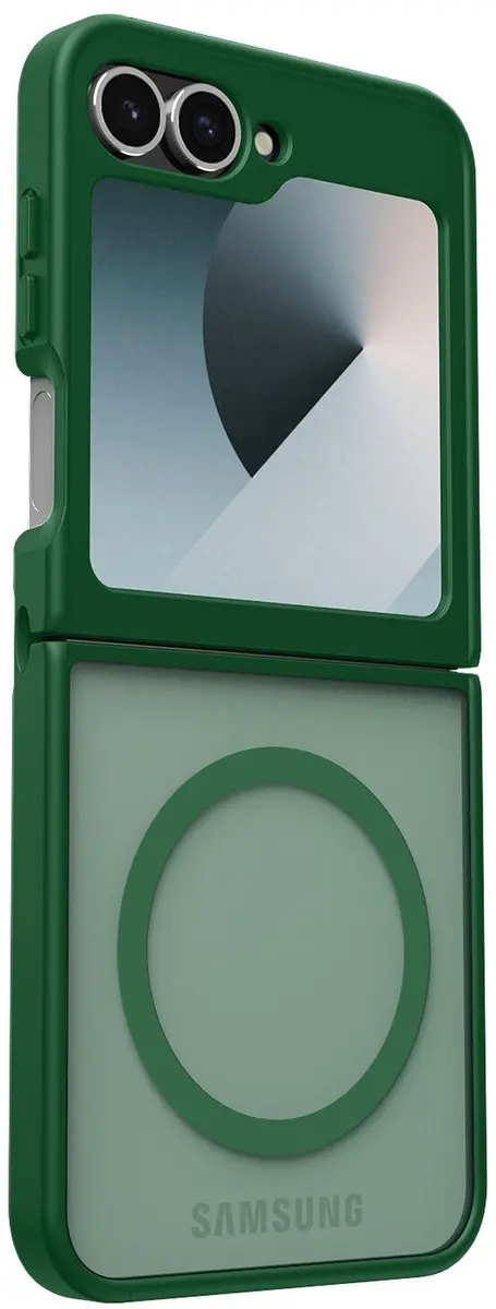 Selected Hoesje Samsung Galaxy Z Flip 7 FE/6 - Matte Groen - MagSafe