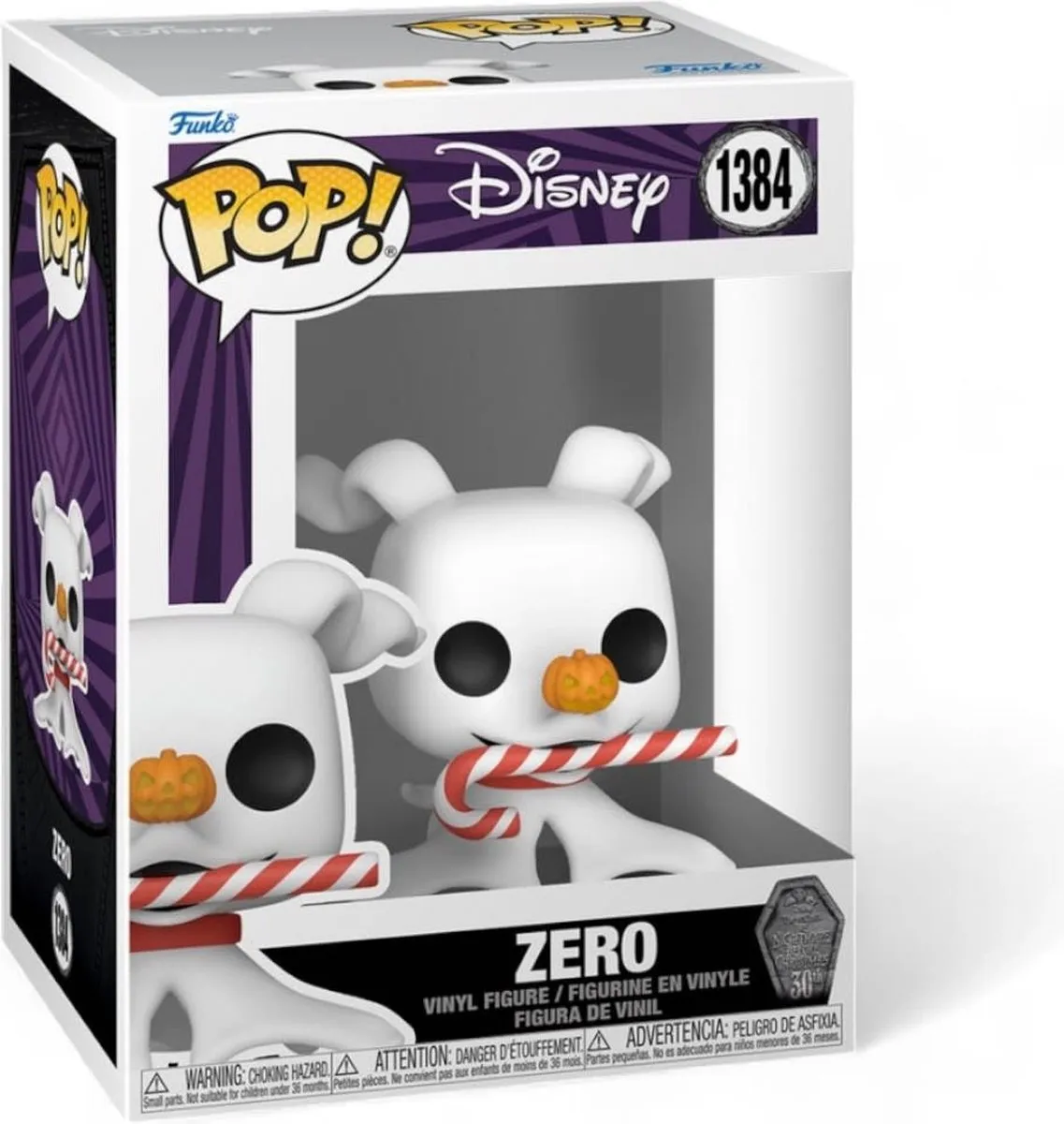 Funko Pop! Disney Christmas Zero 72387 - Wit