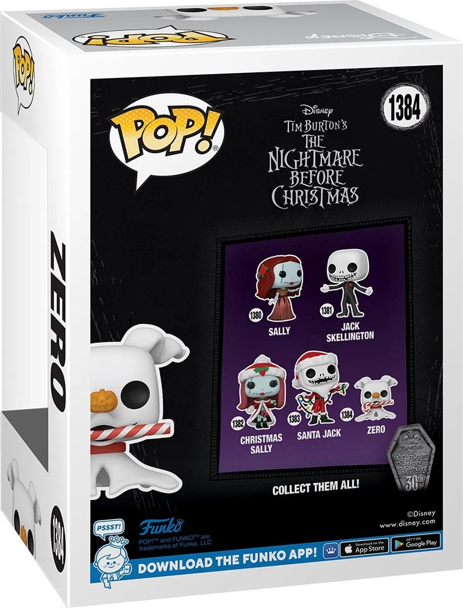 Funko Pop! Disney Christmas Zero 72387 - Wit