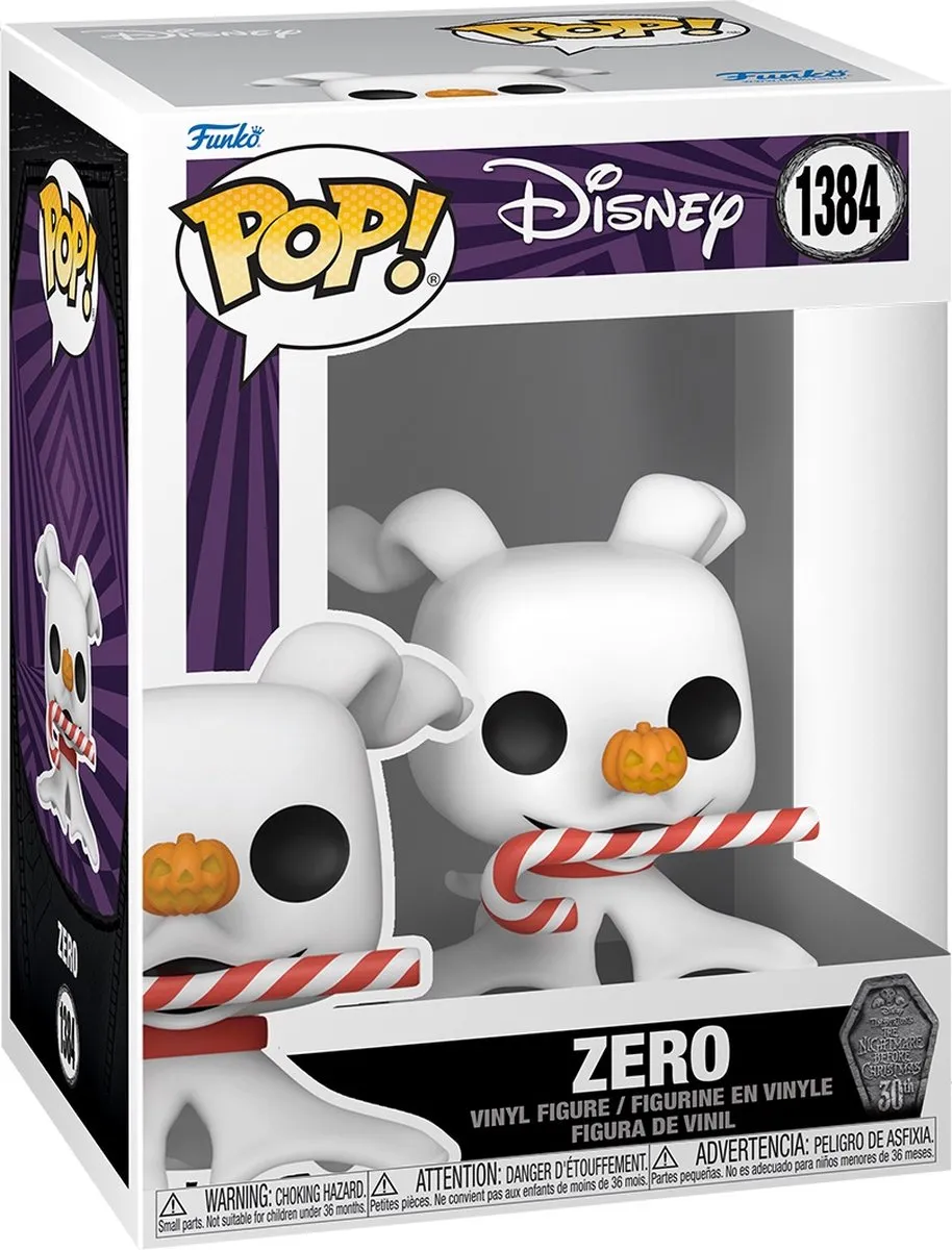 Funko Pop! Disney Christmas Zero 72387 - Wit