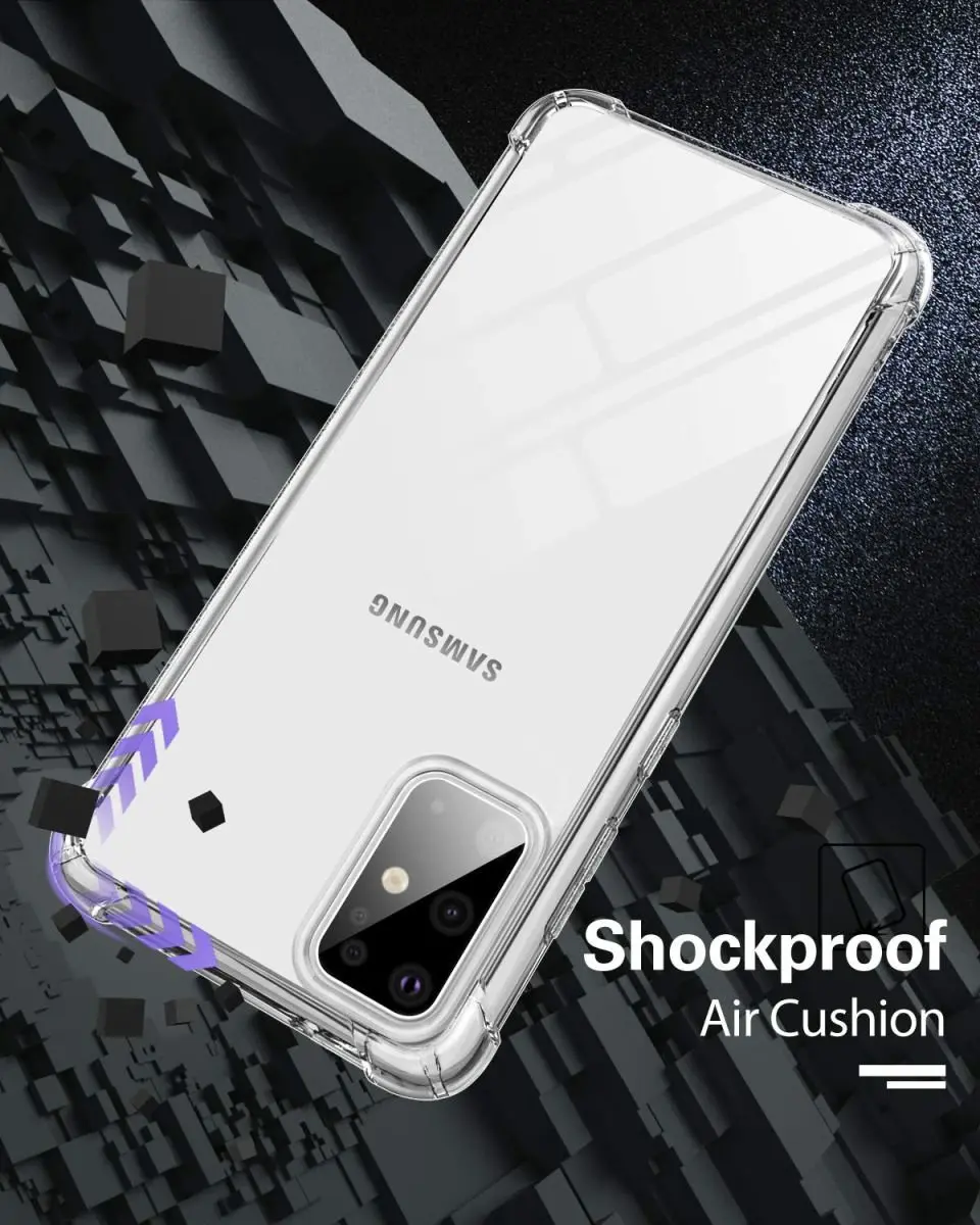 Selected Hoesje Schokbestendig Transparant Samsung Galaxy S20 Plus
