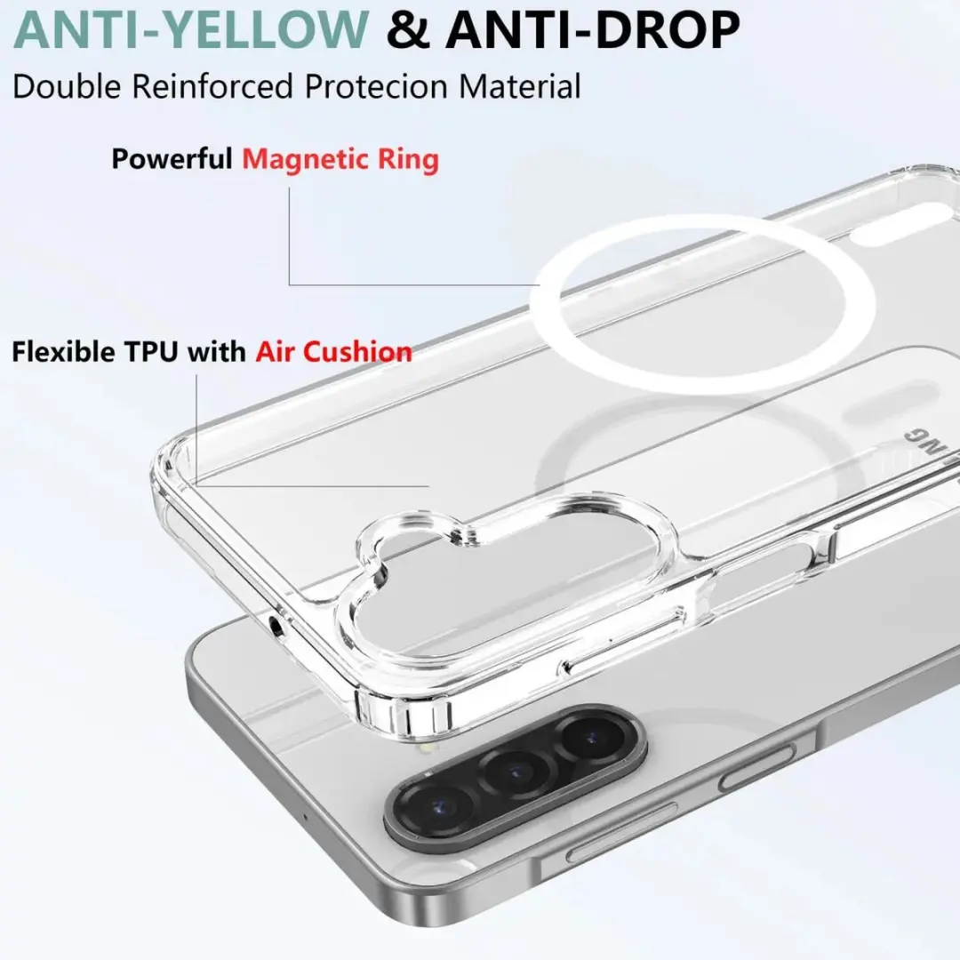 Selected Hoesje Samsung Galaxy A26 MagSafe Transparant