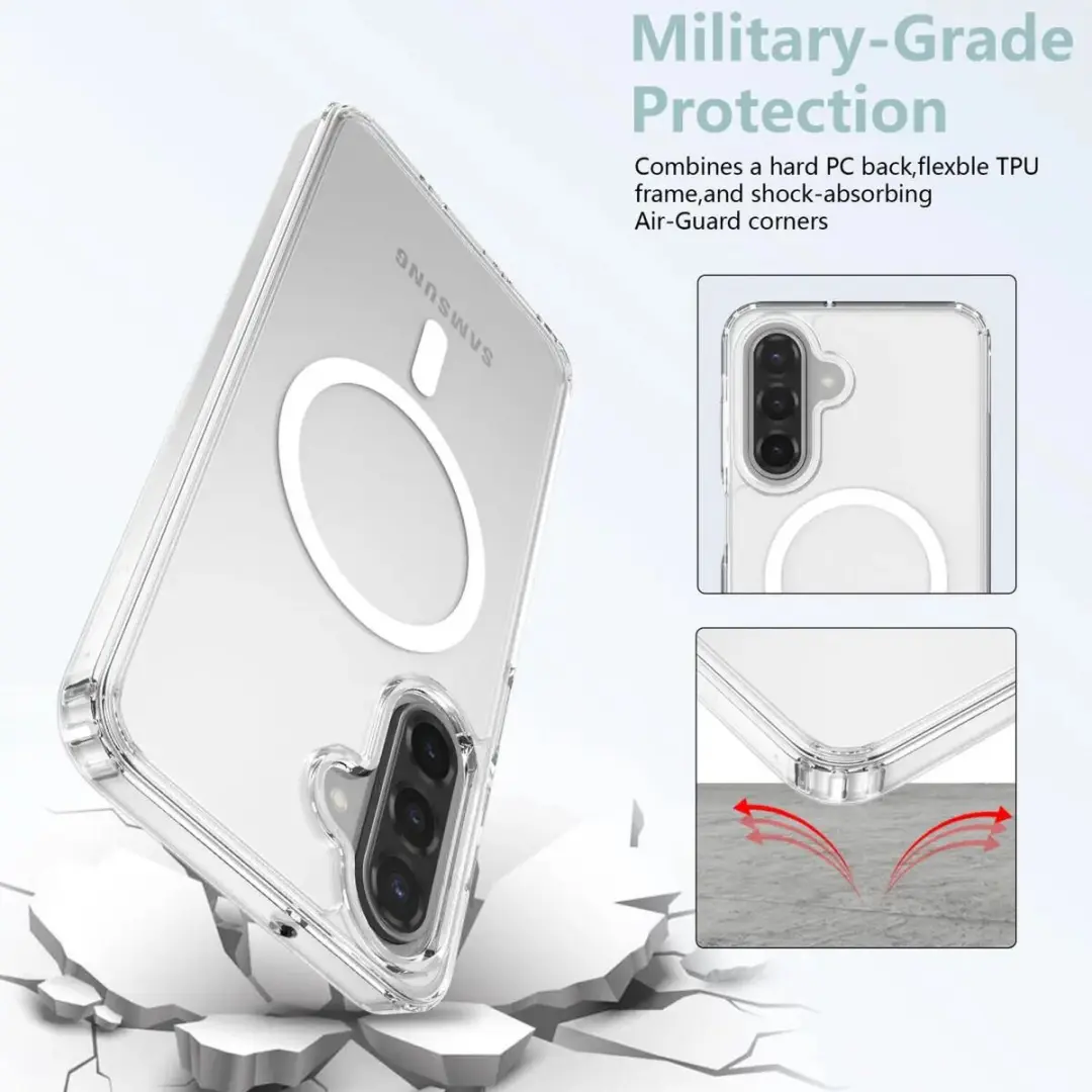 Selected Hoesje Samsung Galaxy A26 MagSafe Transparant