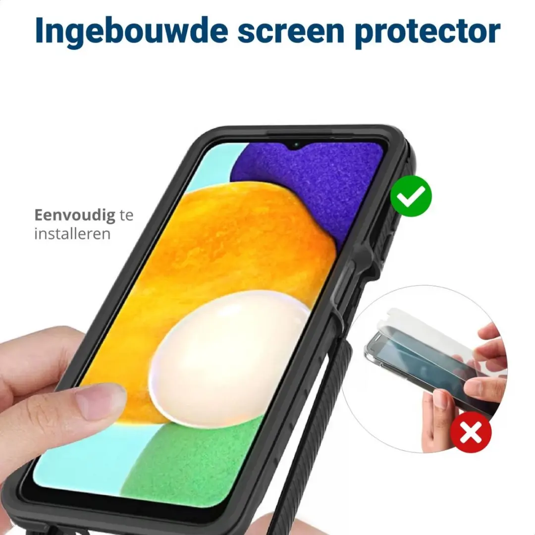 Selected Hoesje Samsung Galaxy A24 - Full Protect Zwart