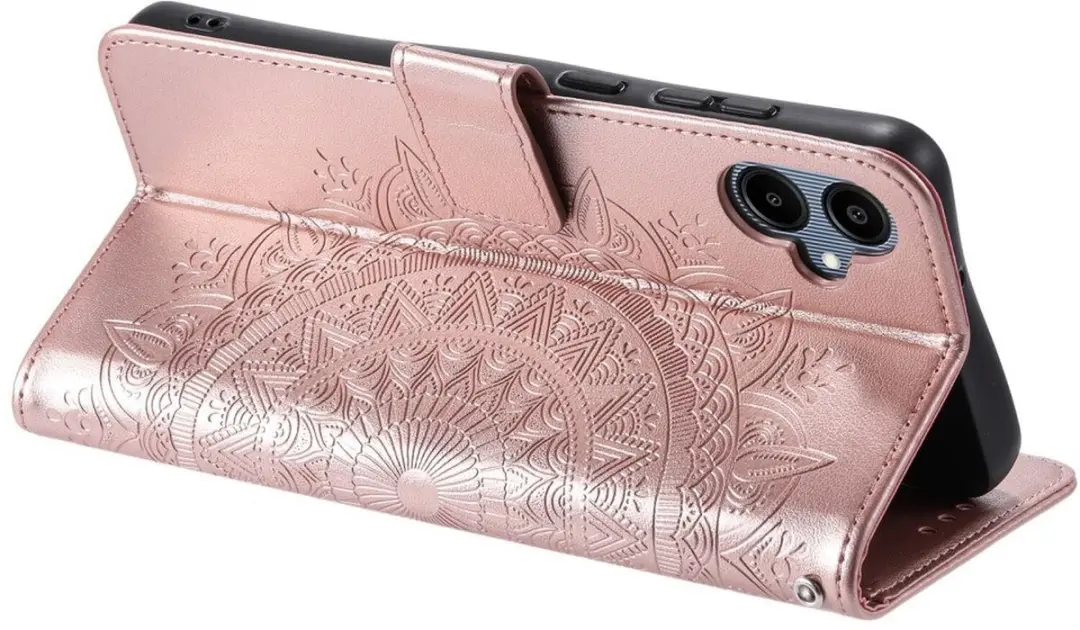 Selected Hoesje Samsung Galaxy A07 Mandala - Roze Goud - 3 Pasjes