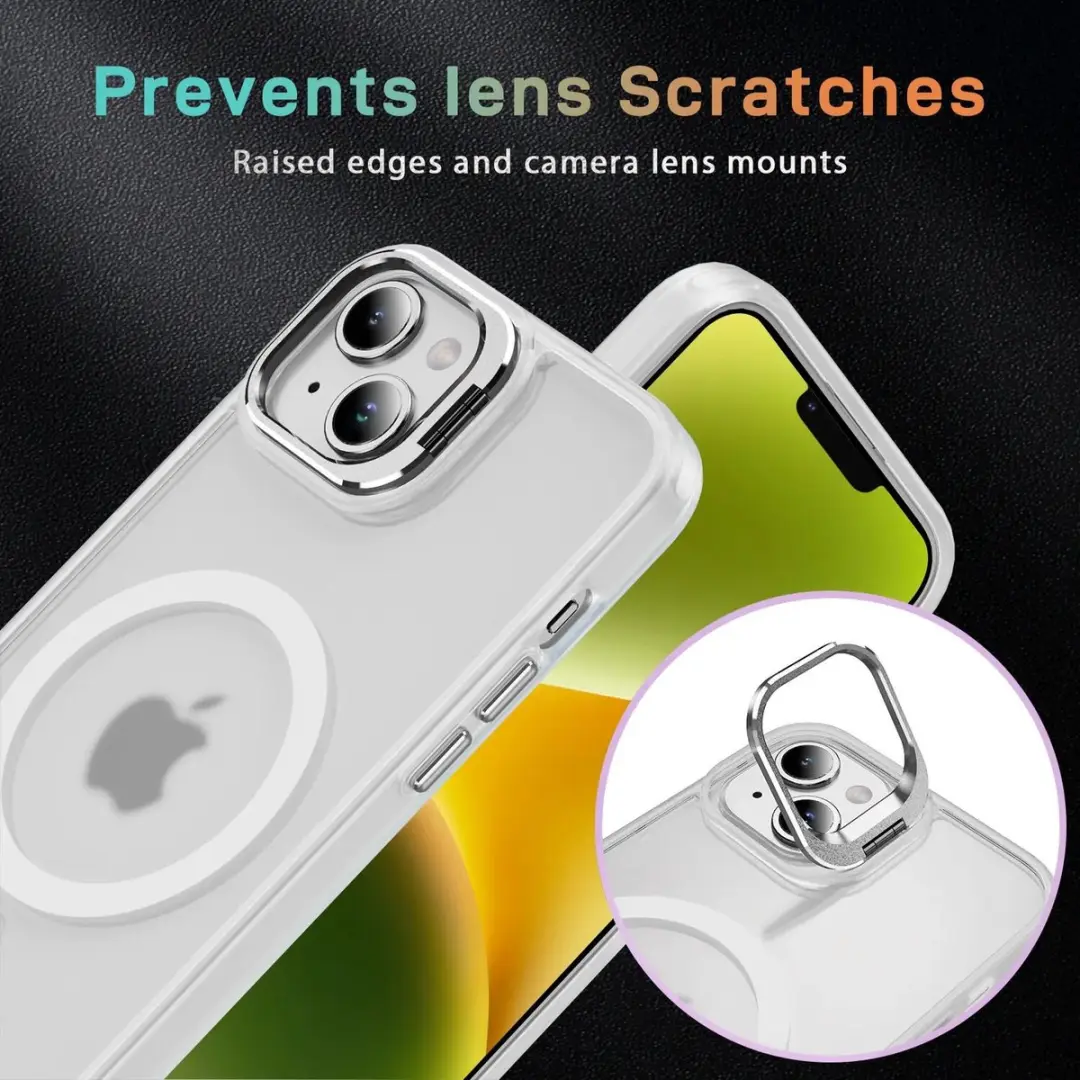 Selected iPhone 13/14 Hoesje Transparant - MagSafe & Qi2