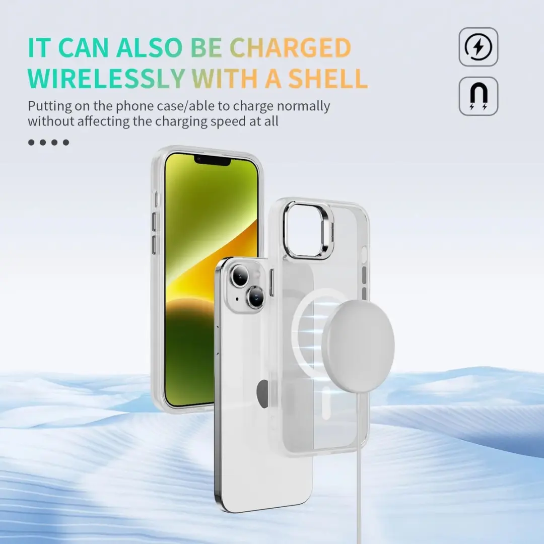 Selected iPhone 13/14 Hoesje Transparant - MagSafe & Qi2