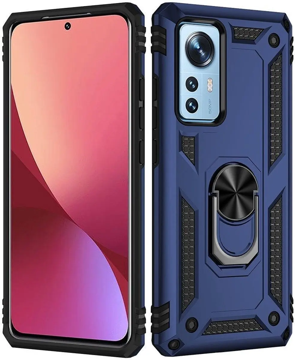 Selected Magnetisch Hoesje Xiaomi 12/12X - Blauw