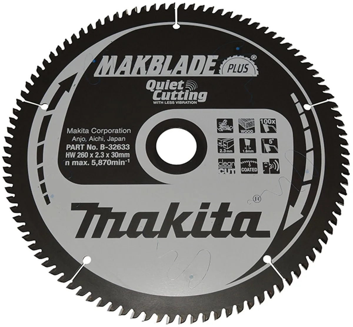 Makita MAKBLADE+ Zaagblad B-32633