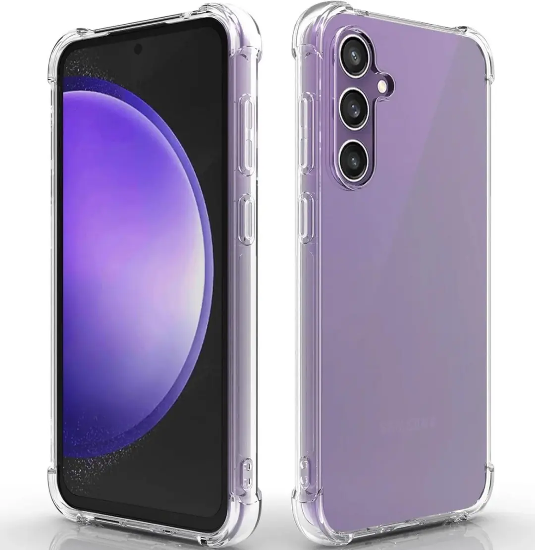 Selected TPU Hoesje Samsung Galaxy S23 FE - Transparant