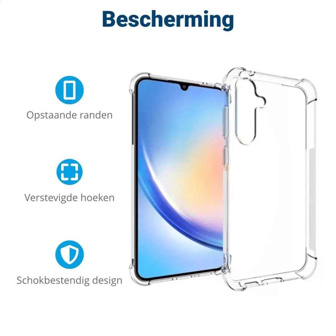 Selected TPU Hoesje Samsung Galaxy S23 FE - Transparant - afbeelding 6 van 6