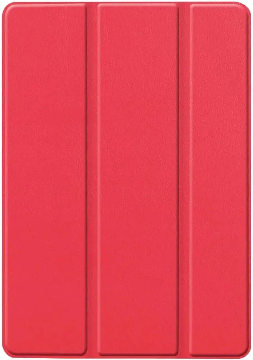 Selected Tablet Hoes Apple iPad 10.2" - Luxe Tri-Fold Book Case - Rood