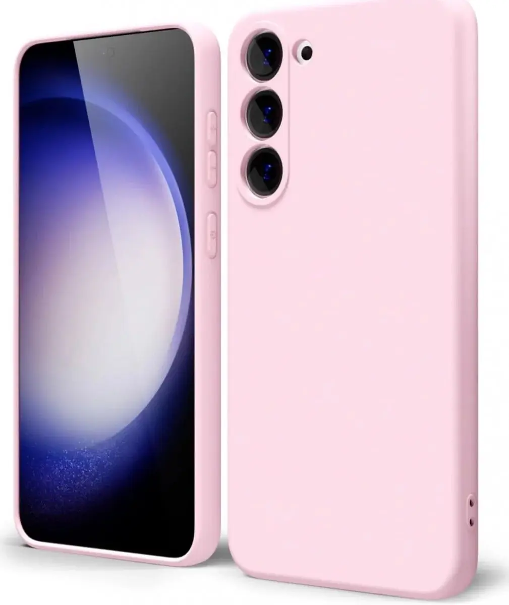 Selected Hoesje Samsung Galaxy S23 Ultra Roze - Dun TPU