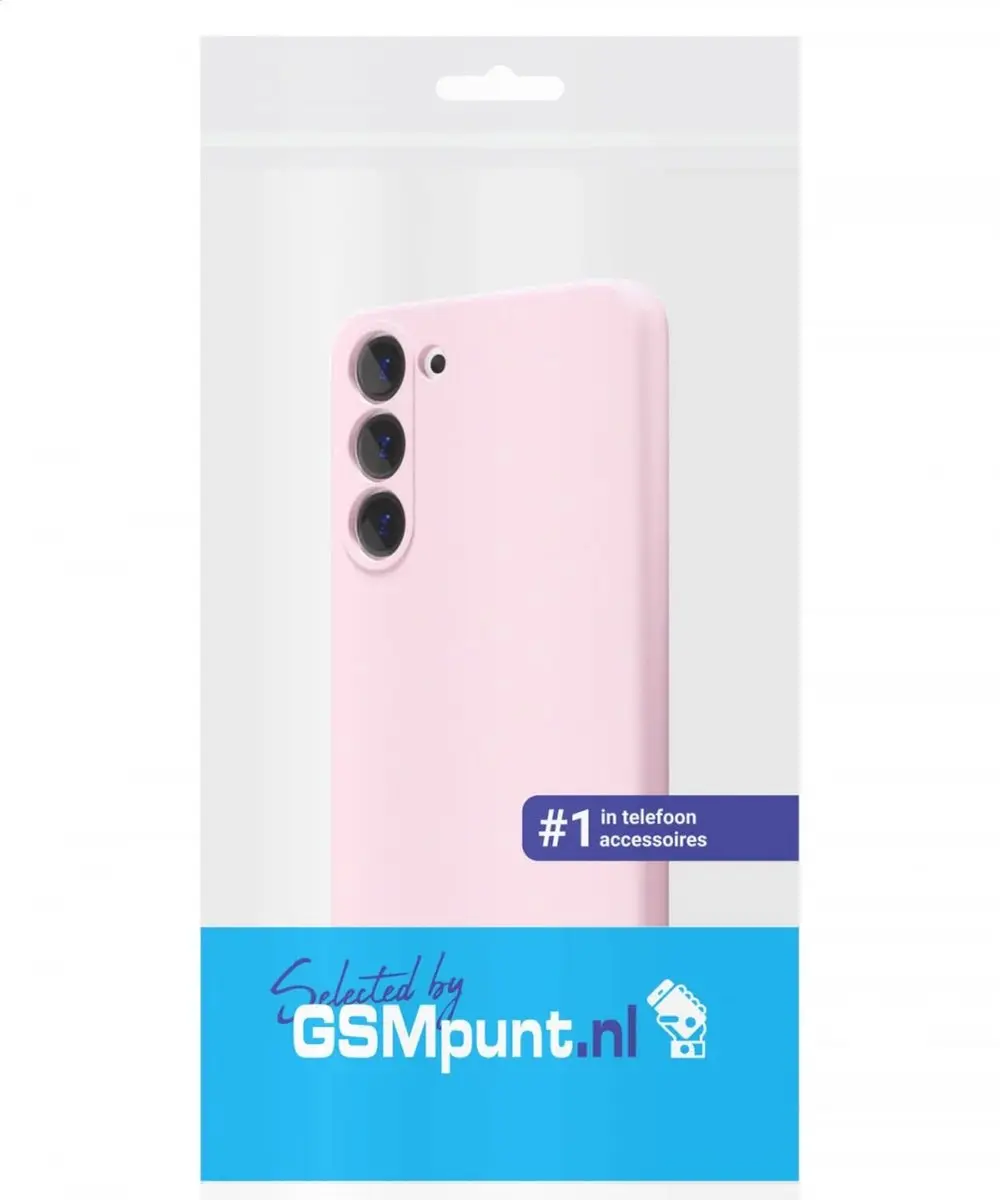 Selected Hoesje Samsung Galaxy S23 Ultra Roze - Dun TPU