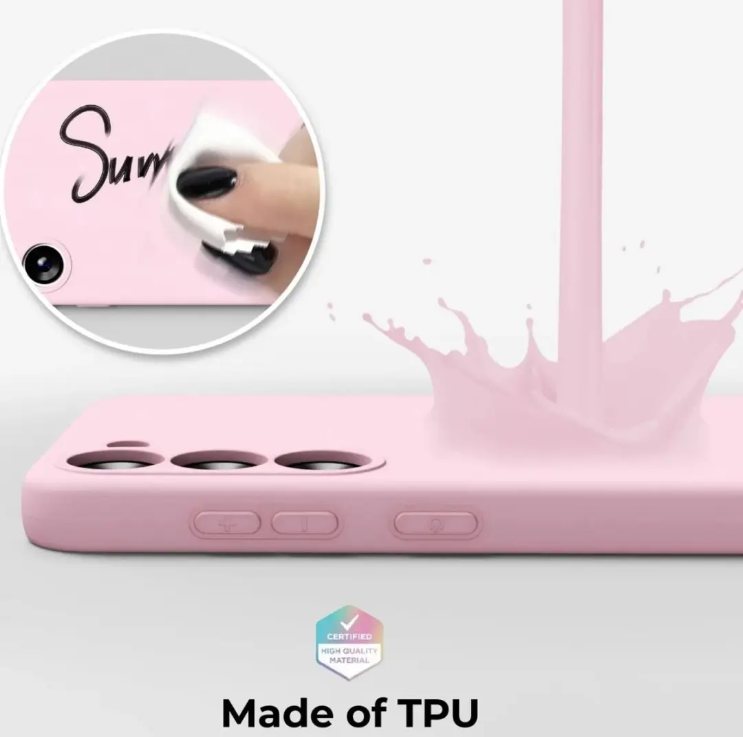 Selected Hoesje Samsung Galaxy S23 Ultra Roze - Dun TPU