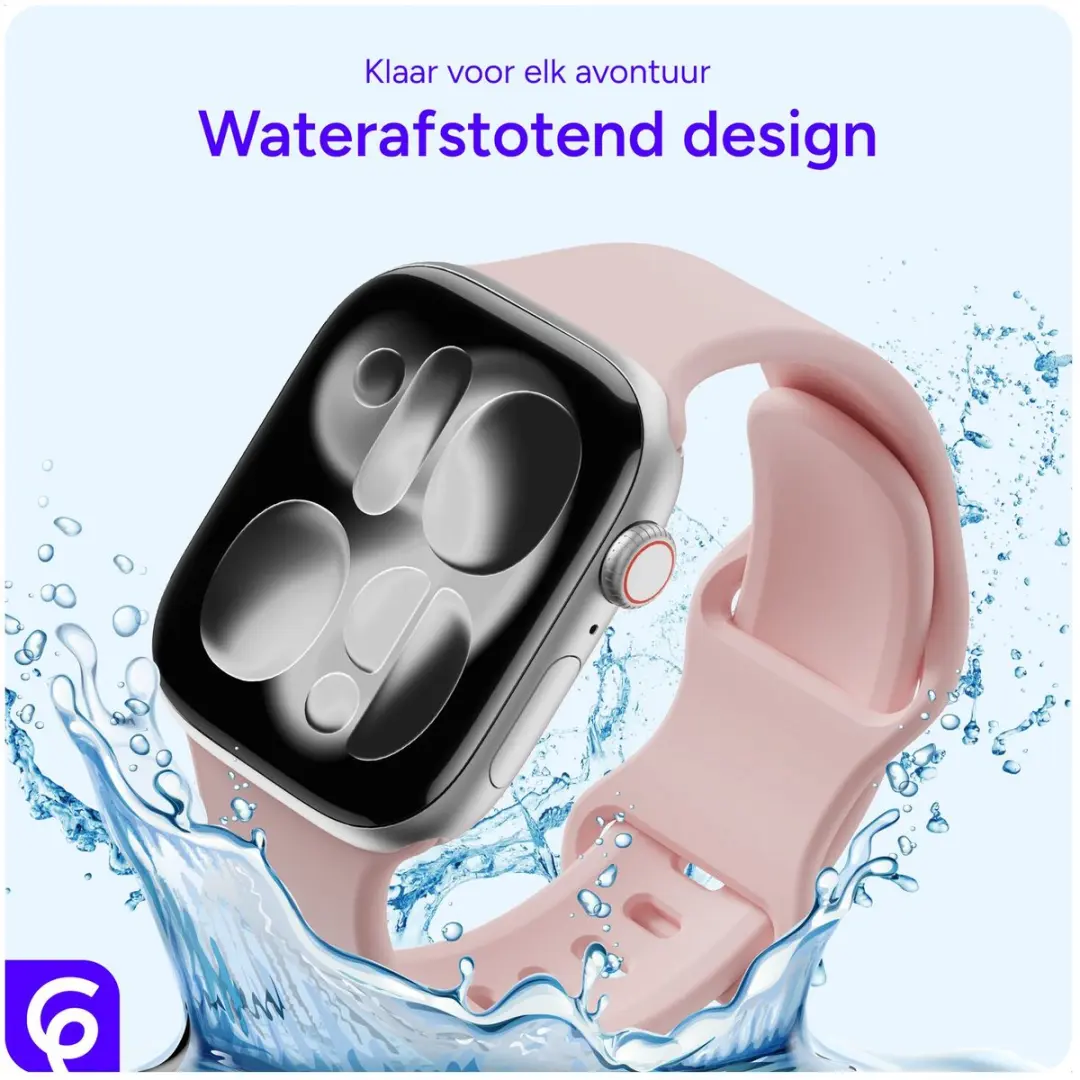 Selected SBG Siliconen Horlogebandje Apple Watch 38-42mm - Licht Roze