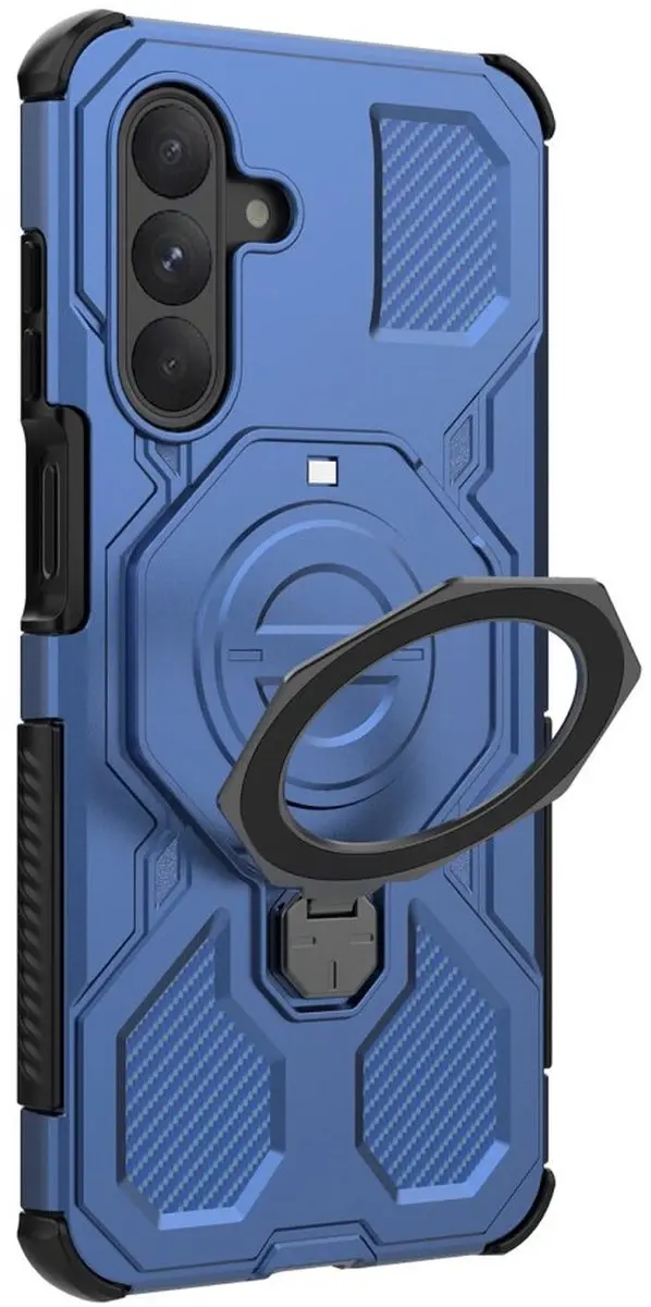 Selected Hoesje Samsung Galaxy A26 MagSafe Blauw - 360° Draaibaar
