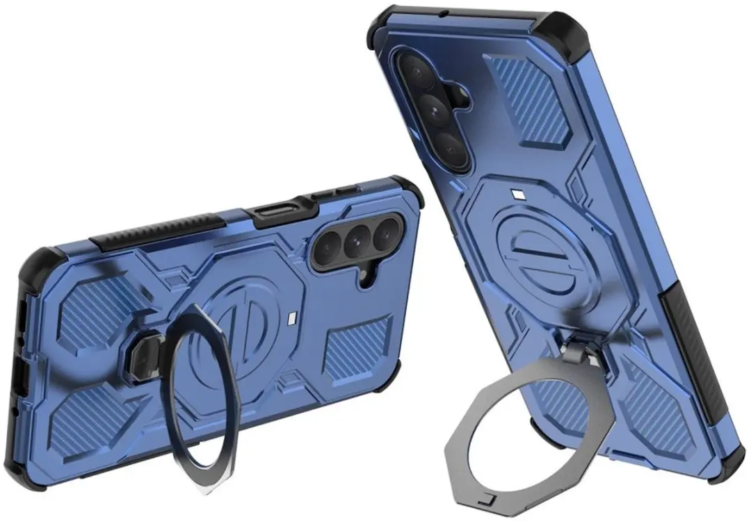 Selected Hoesje Samsung Galaxy A26 MagSafe Blauw - 360° Draaibaar