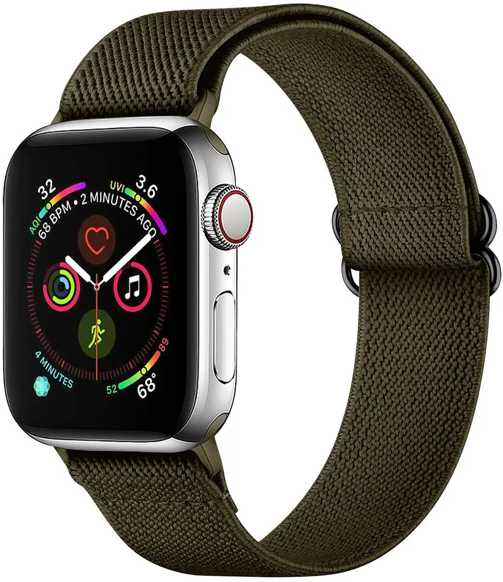 Selected SBG Nylon Horlogebandje Apple Watch