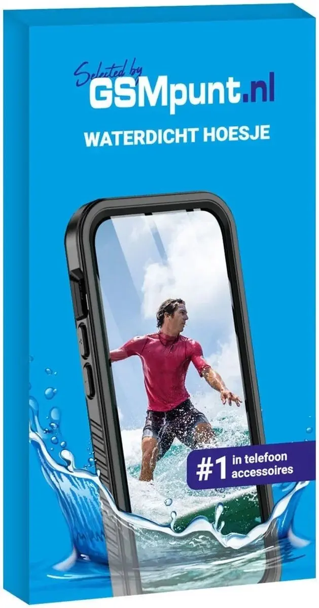 Selected SBG Outdoor Case Waterdicht voor Samsung Galaxy S24 Ultra - IP68 - Zwart/Transparant