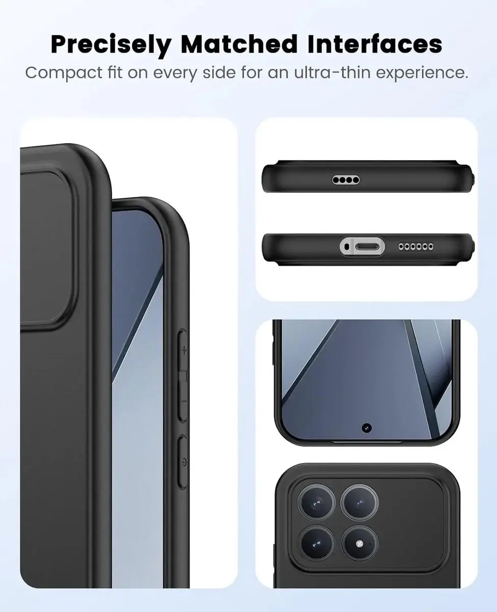 Selected Zwart TPU Hoesje Xiaomi Poco F8 Pro - Ultra Dun - afbeelding 6 van 6