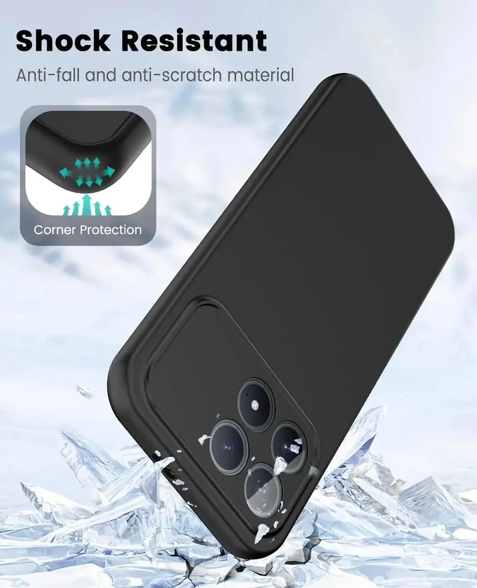 Selected Zwart TPU Hoesje Xiaomi Poco F8 Pro