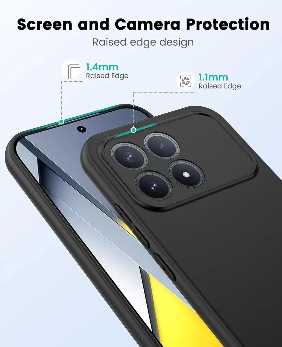 Selected Zwart TPU Hoesje Xiaomi Poco F8 Pro - Ultra Dun