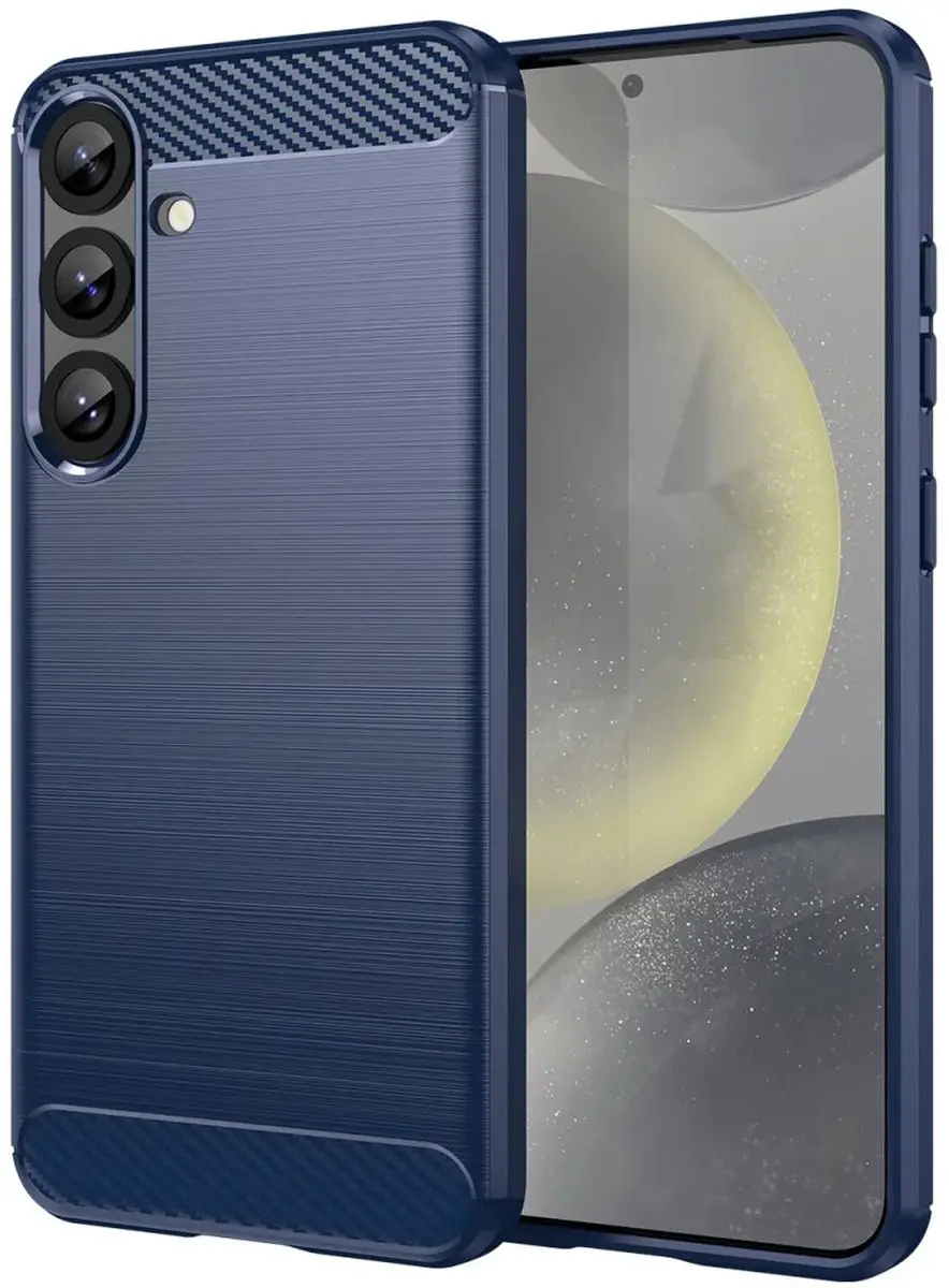 Selected Geborsteld TPU Hoesje Samsung Galaxy S25 Plus