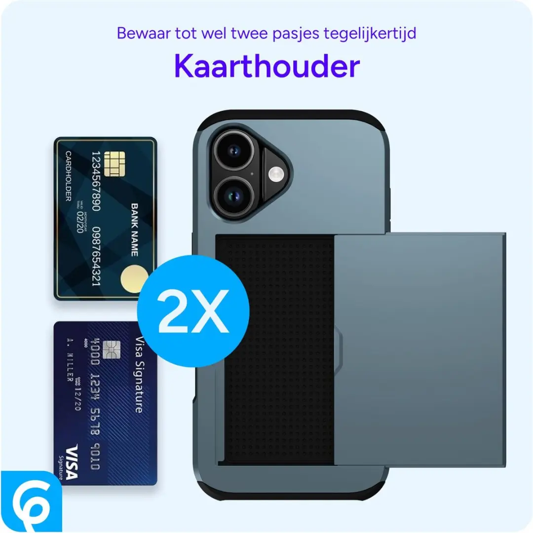 Selected by GSMpunt.nl iPhone 17 Hoesje - Blauw - afbeelding 6 van 6