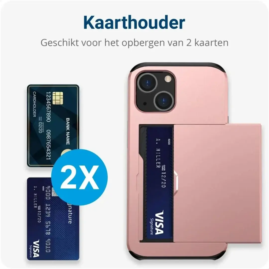 Selected Hoesje Samsung Galaxy A16 - Roze - 2 Pasjes