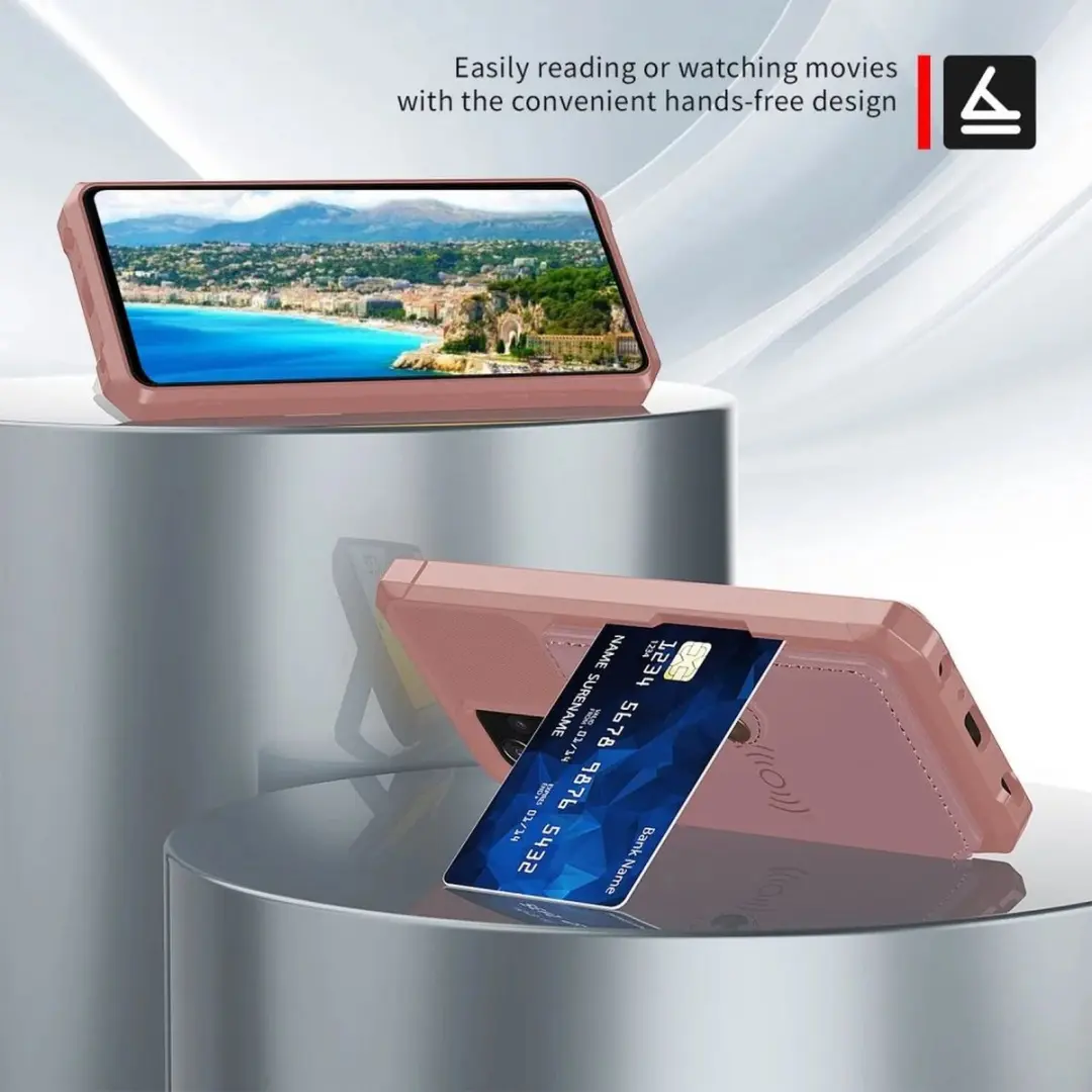 Selected Portemonnee Hoesje Samsung Galaxy A53 - Roze - 4 Pasjes