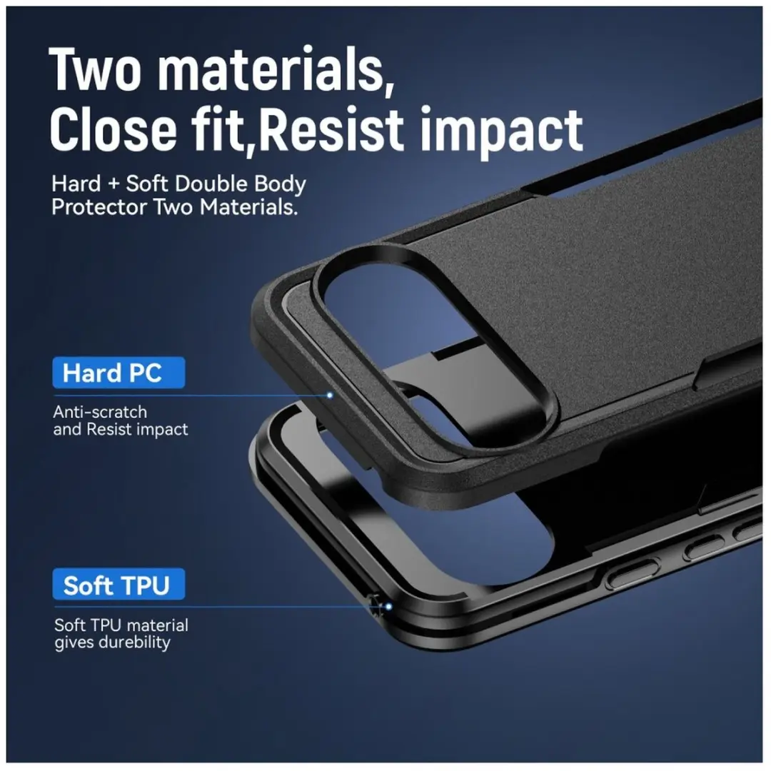 Selected Back Cover Google Pixel 10/10 Pro Rugged Hoesje - Zwart