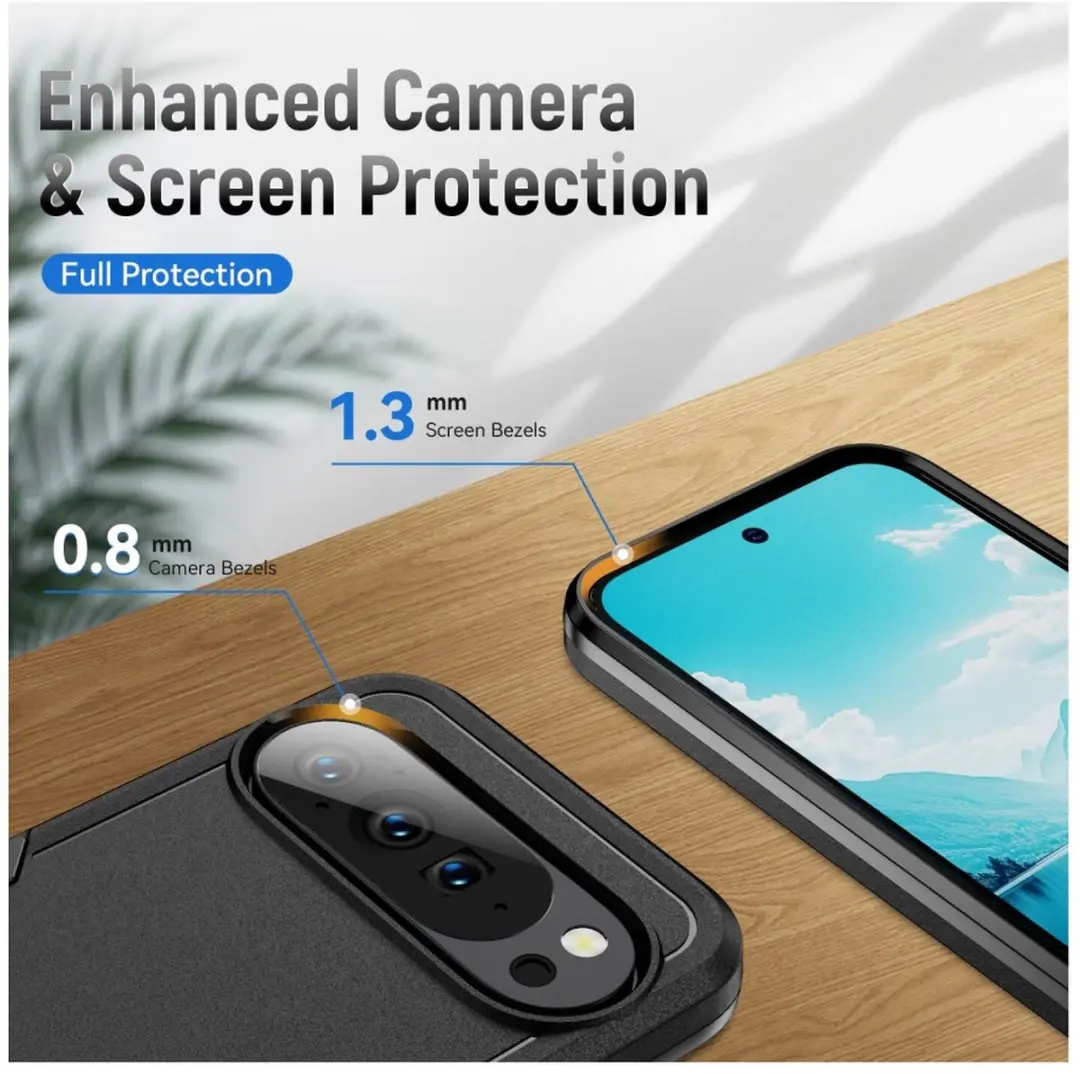 Selected Back Cover Google Pixel 10/10 Pro Rugged Hoesje - Zwart