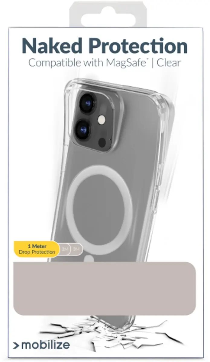 Mobilize MagSafe Compatibele Naked Protection Hoes Samsung Galaxy A27 5G - Transparant - afbeelding 3 van 4