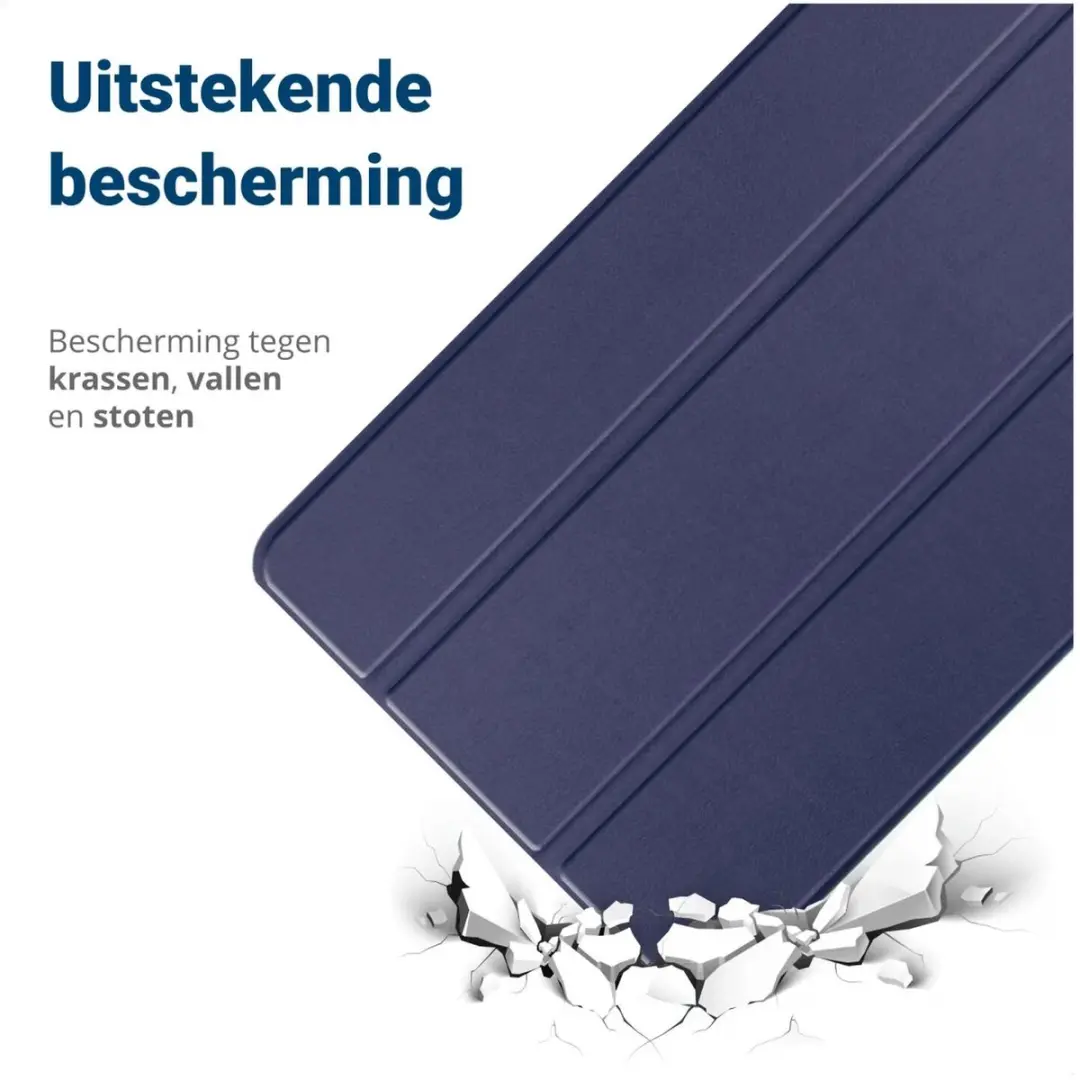 Selected by GSMpunt Lenovo Tab M10 Gen 4 Hoes - Tri-fold Kunstleder Blauw