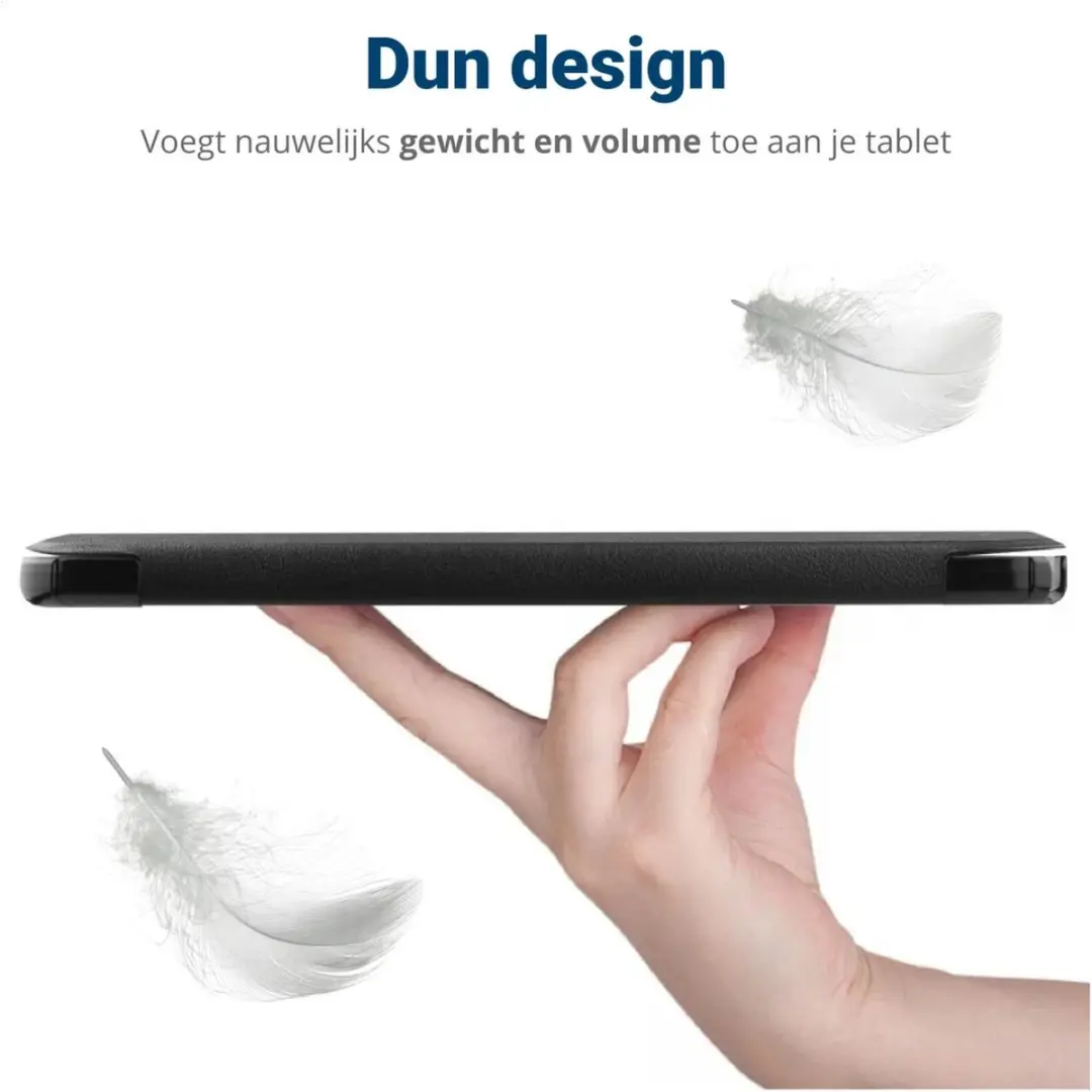 Selected Tablethoes Samsung Galaxy Tab S10 FE Plus - Zwart