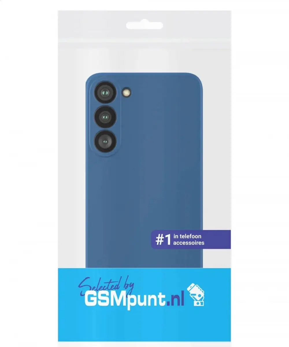 Selected Hoesje Samsung Galaxy S23+ - Dun TPU - Donkerblauw