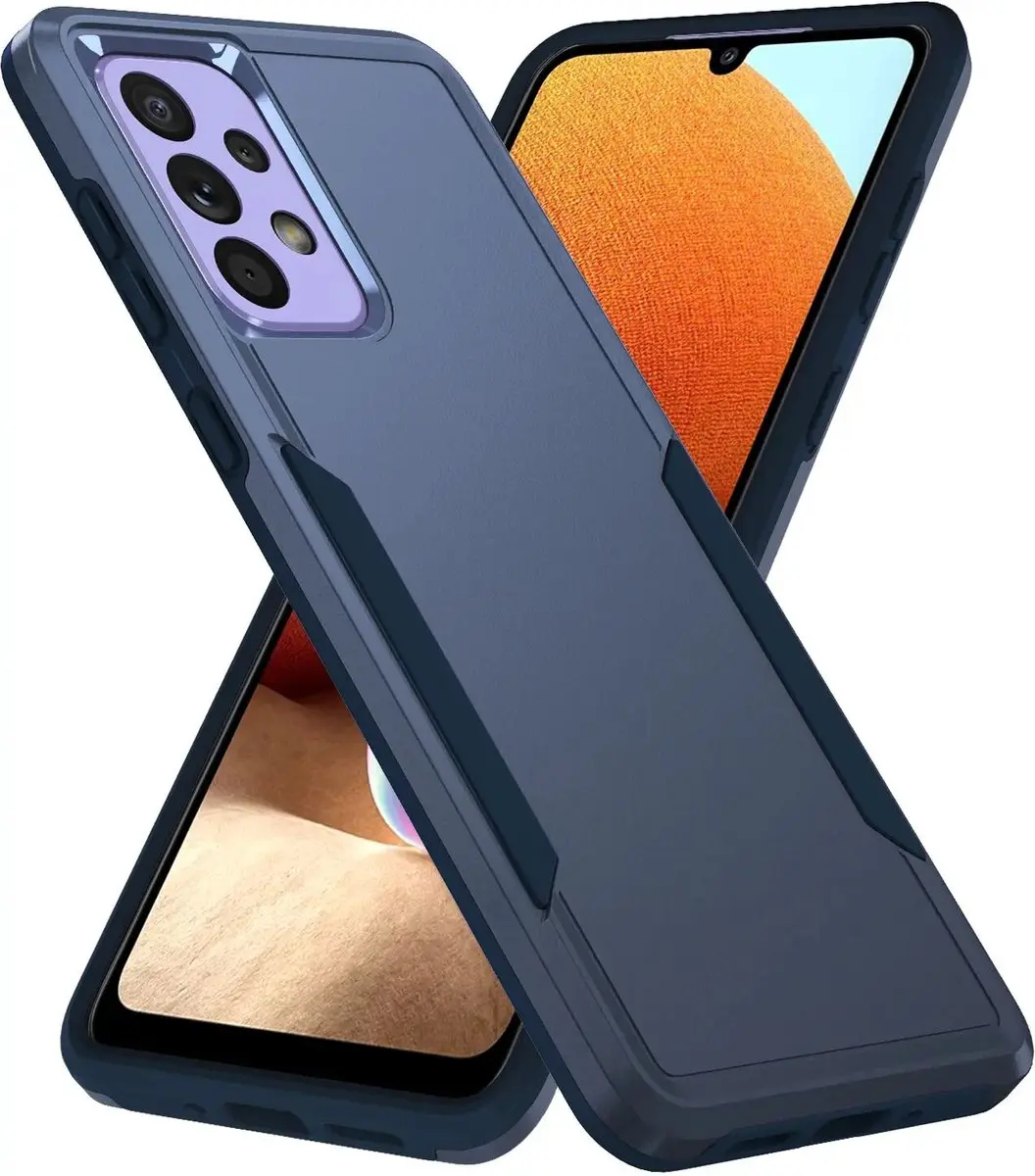 Selected Back Cover Samsung Galaxy A53 Blauw - Rugged Hoesje