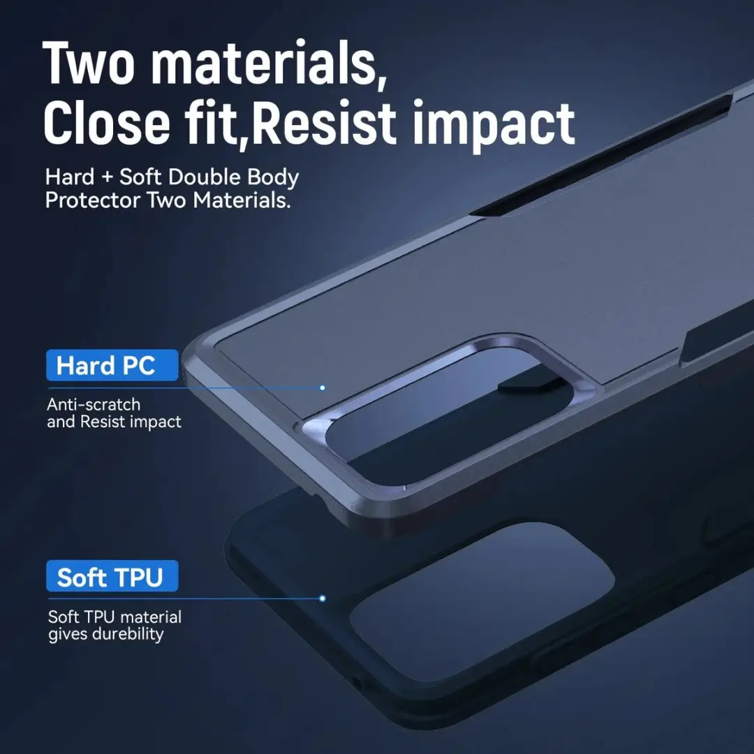 Selected Back Cover Samsung Galaxy A53 Blauw - Rugged Hoesje - afbeelding 6 van 6