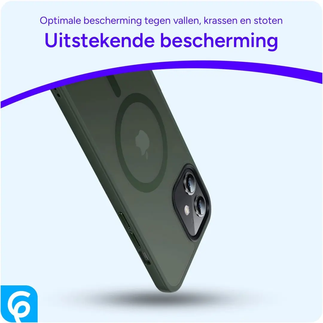 Selected iPhone 12/12 Pro MagSafe Hoesje - Donkergroen - afbeelding 6 van 6