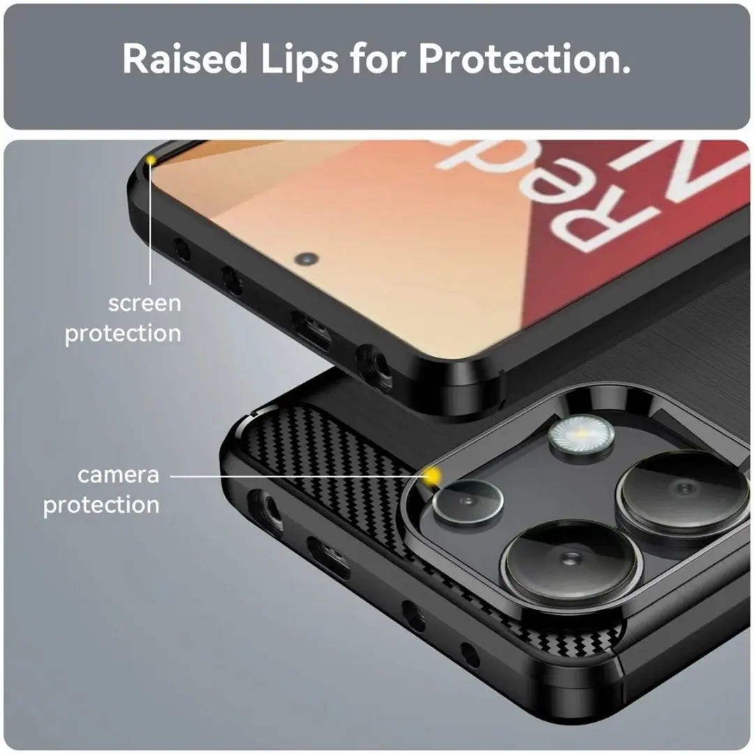 Selected TPU Hoesje Xiaomi Redmi Note 13 4G - Zwart
