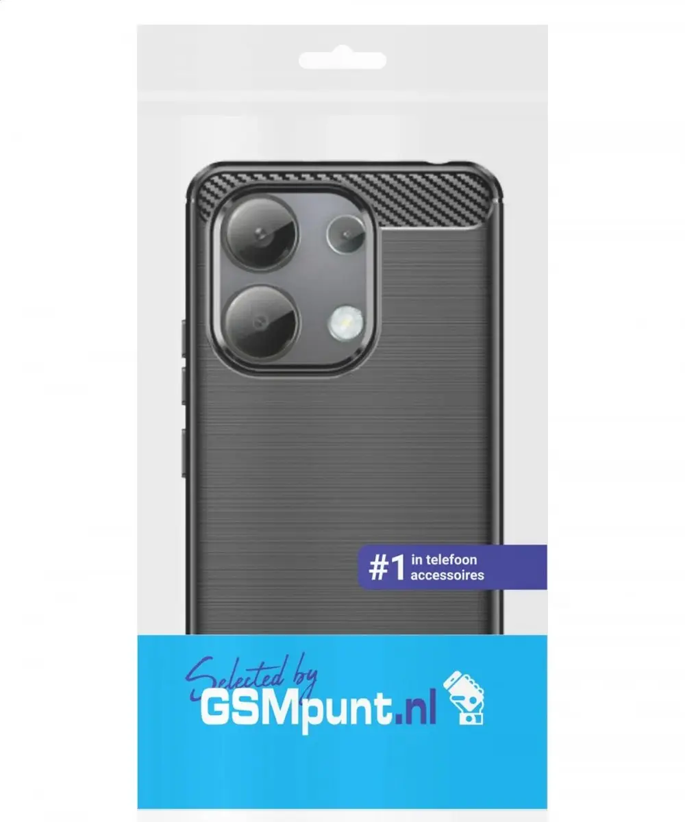 Selected TPU Hoesje Xiaomi Redmi Note 13 4G - Zwart