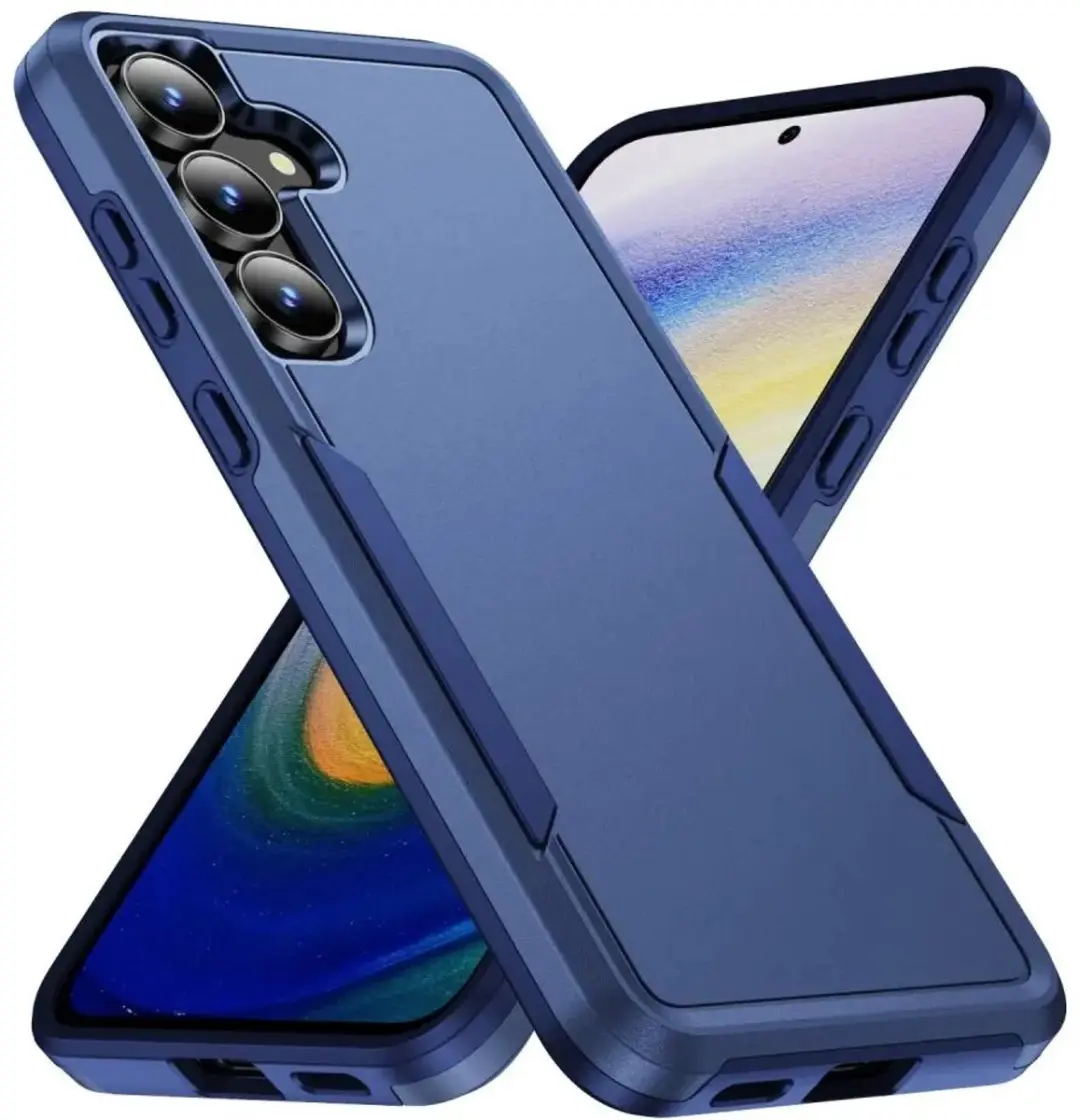 Selected Back Cover Samsung Galaxy A57 Rugged Hoesje - Blauw