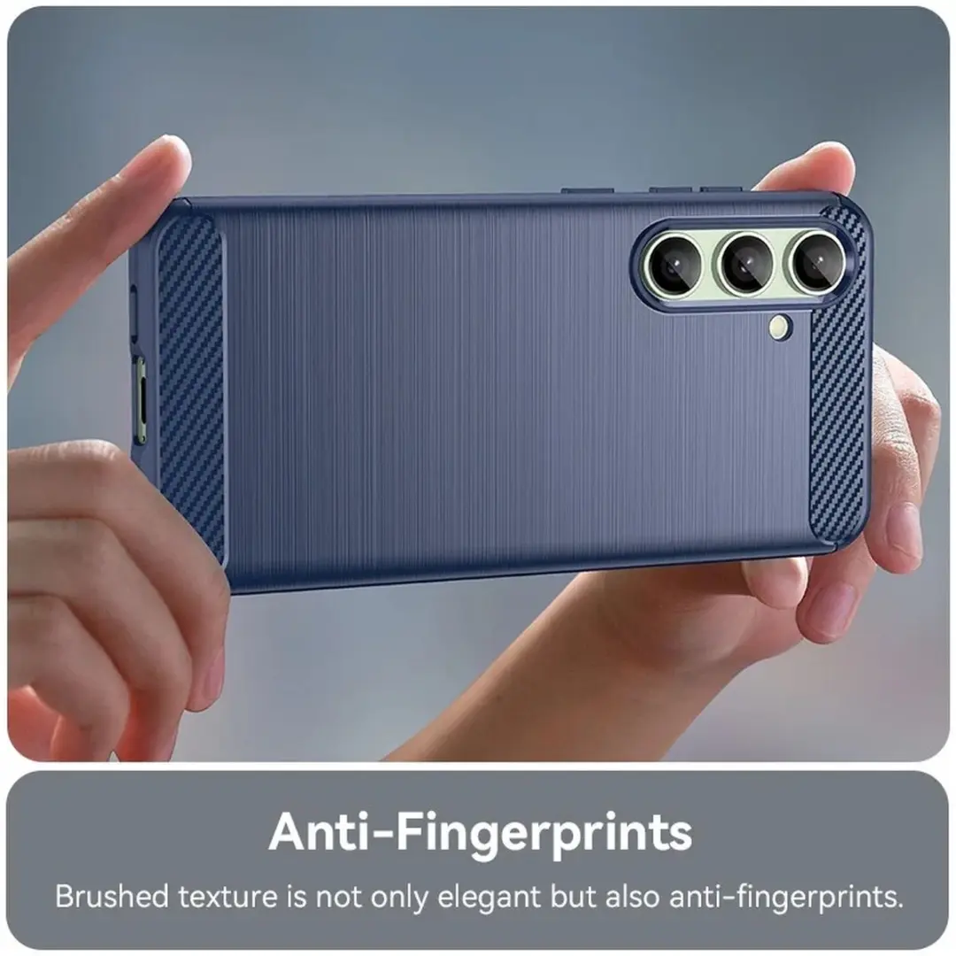 Selected TPU Hoesje Samsung Galaxy S24 FE - Blauw