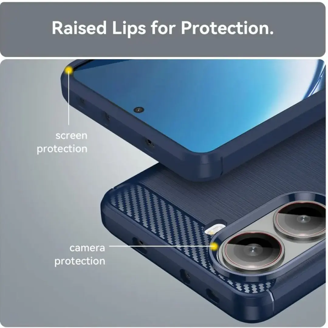 Selected TPU Hoesje Xiaomi Poco X7 Pro - Blauw