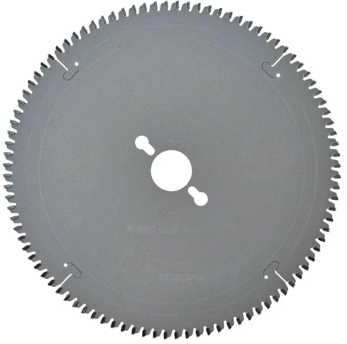DeWALT DT4282-QZ Cirkelzaagblad Laminaat 250mm 96T