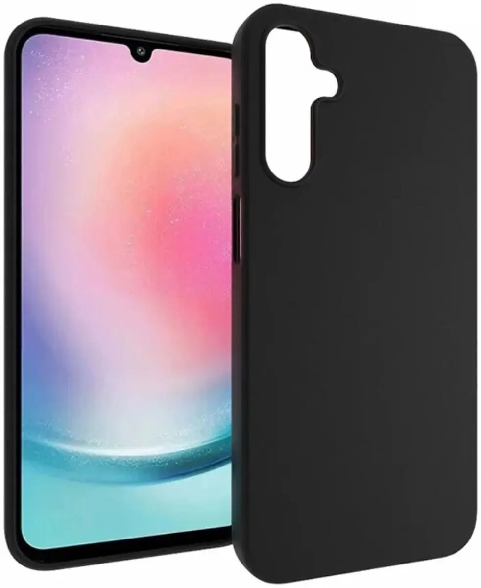 Selected Dun TPU Hoesje Samsung Galaxy A15 5G - Zwart