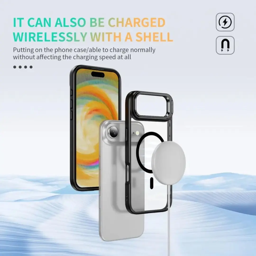 Selected Hoesje iPhone Air MagSafe Camera Kickstand - Zwart - afbeelding 6 van 6