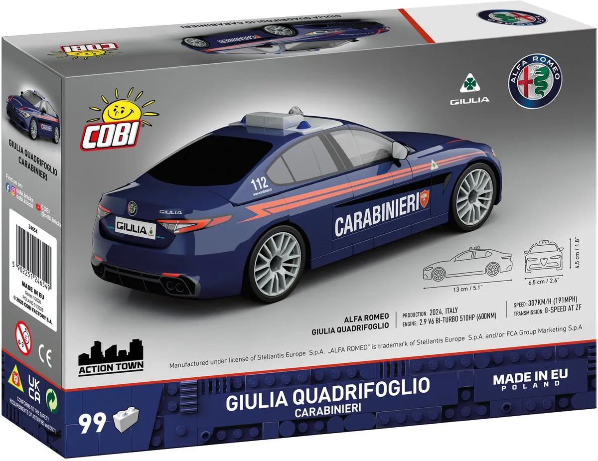 Cobi Giulia Quadrifoglio Carabinieri 24654 - 99 Stukken