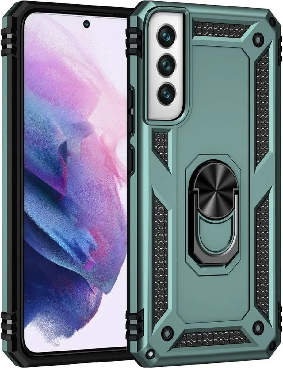 Selected Magnetisch Hoesje Samsung Galaxy S22 - Groen